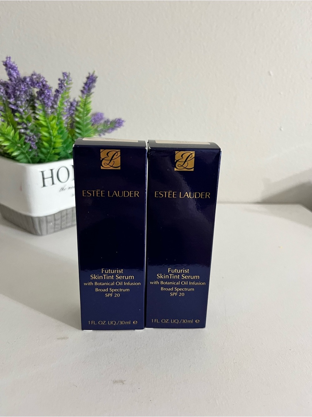 2x Estee Lauder Futurist SkinTint Serum Foundation, 0N1 Alabaster
